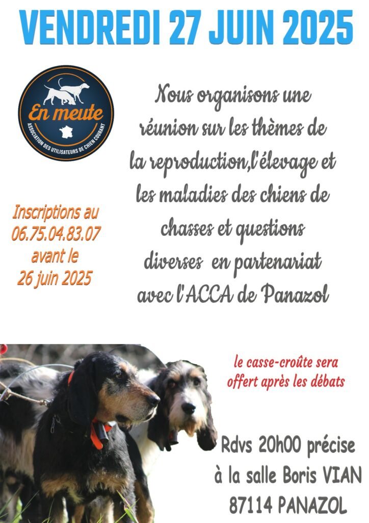 SOIREE à Panazol (87) le 27 juin 2025